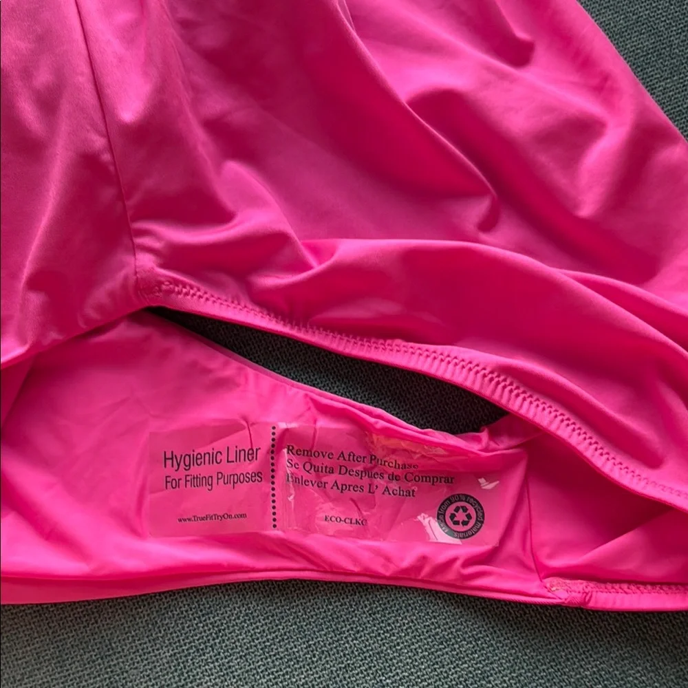 Sunshine 79 Women's Standard High Neck One Piece Swimsuit in Pink - Picture 5 of 6